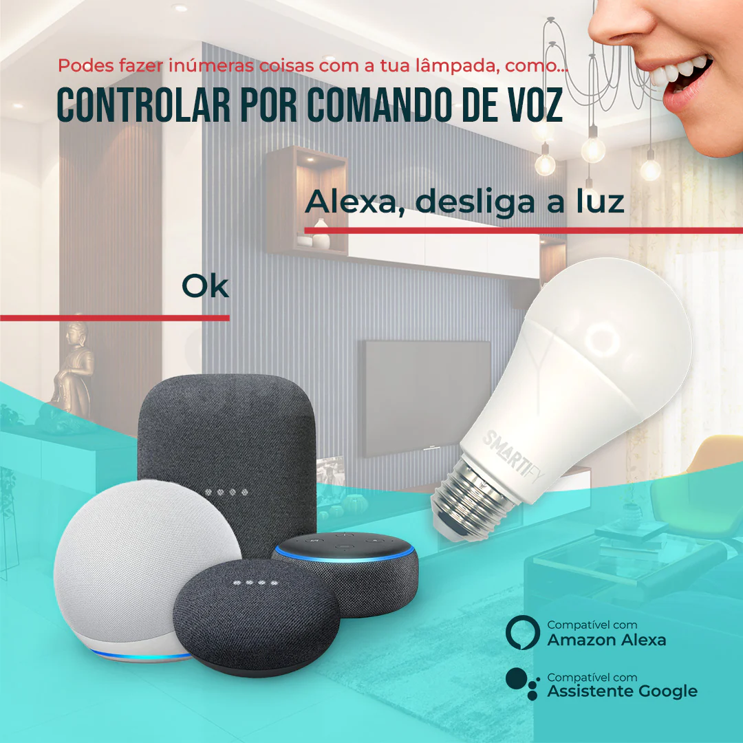 Lâmpada LED RGB - CCT (Cores + Branco) Inteligente E27 WiFi Smartify - Image 10