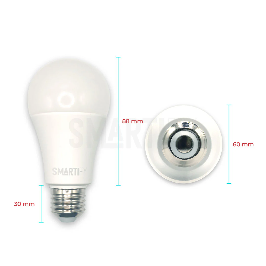 Lâmpada LED RGB - CCT (Cores + Branco) Inteligente E27 WiFi Smartify - Image 4