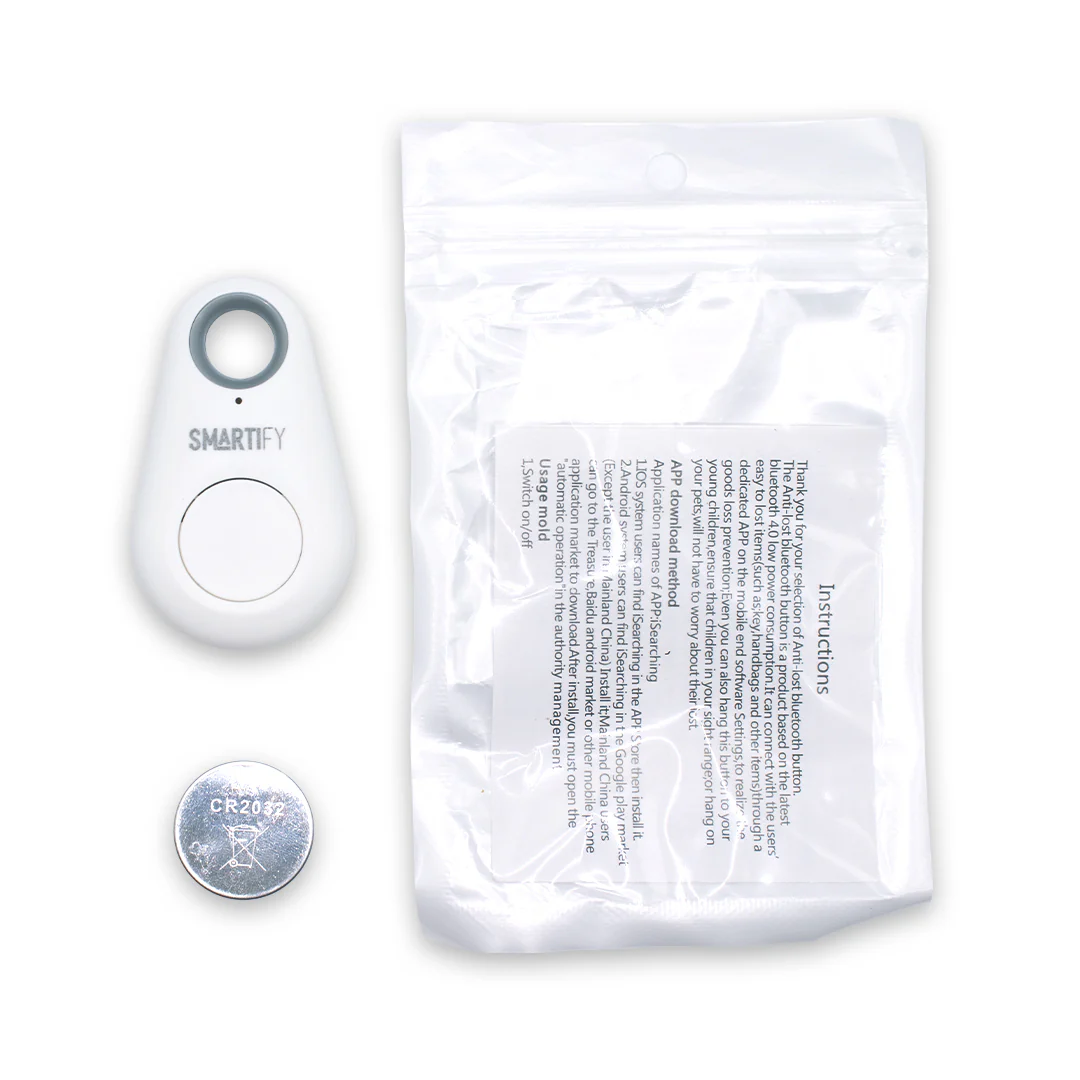 Porta-chaves anti-perda Bluetooth - Branco - Image 4