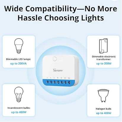 Sonoff Interruptor Dimmer Inteligente Zigbee 3.0 - SONOFF MINI-ZBDIM - Image 5